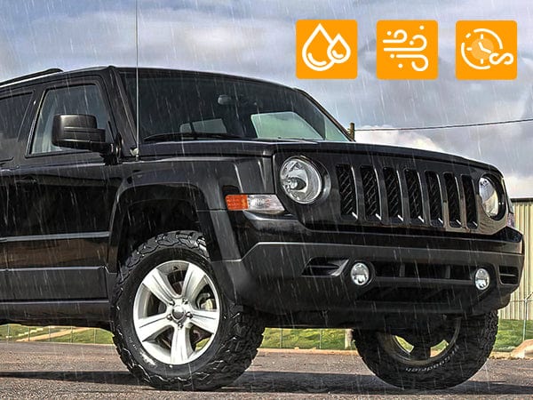 Front Turn Signals Light Clear Amber For 2007-2017 Jeep Patriot Passenger Side Waterproof
