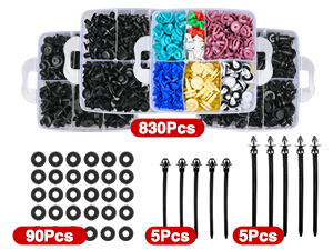 935Pcs Car Push Retainer Clips Auto Fasteners Assortment selection