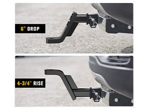 Trailer Hitch Ball Mount with 5/8" Hitch Pin Clip Fits 2 Inch Receiver Size