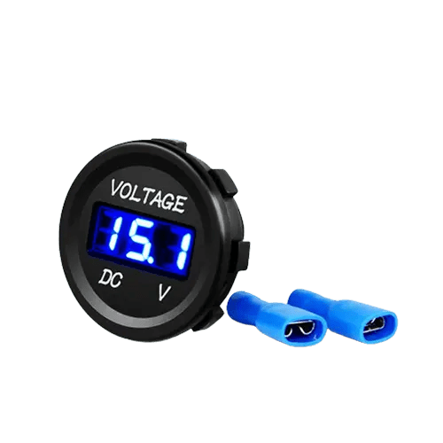 Accessories LED Digital Display Voltmeter Panel Blue