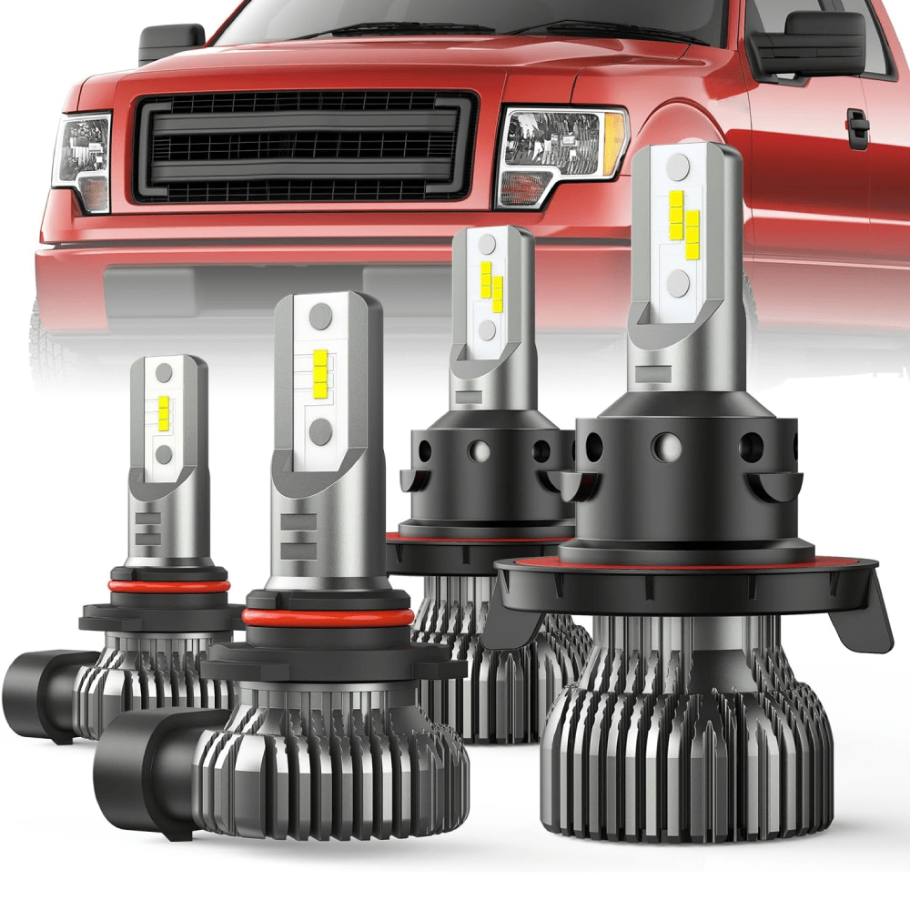 2004-2014 Ford F150 F250 F350 9008 9145 LED Headlight Fog Light Bulbs Nilight