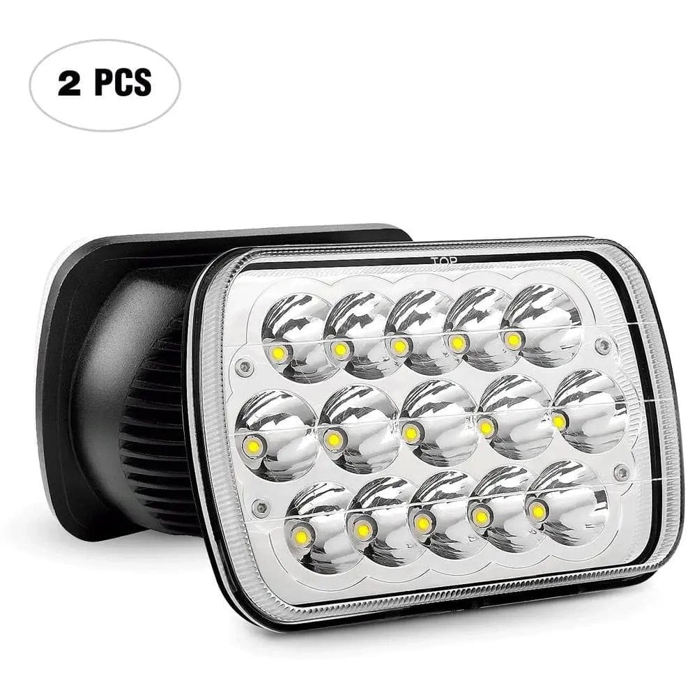 LED Headlight 45W 7x6 5x7 Hi/Lo LED Headlights