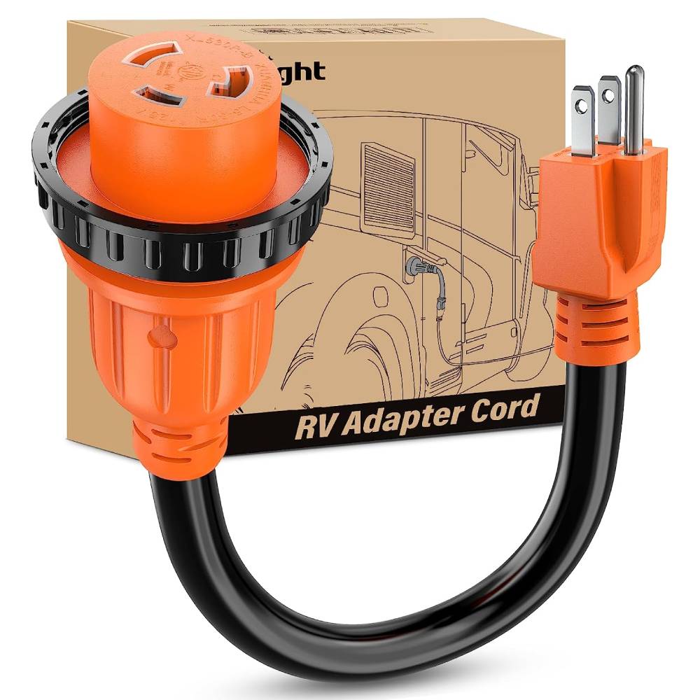 15Amp to 30Amp RV Locking Adapter Cord Nilight