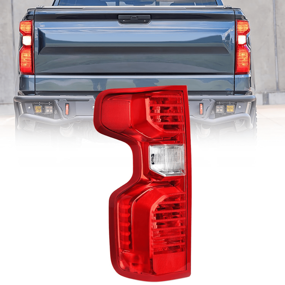 2019-2023 Chevy Silverado 1500 2020-2023 Chevy Silverado 2500HD 3500HD Taillight Assembly Rear Lamp Replacement OE Style Driver Side Nilight