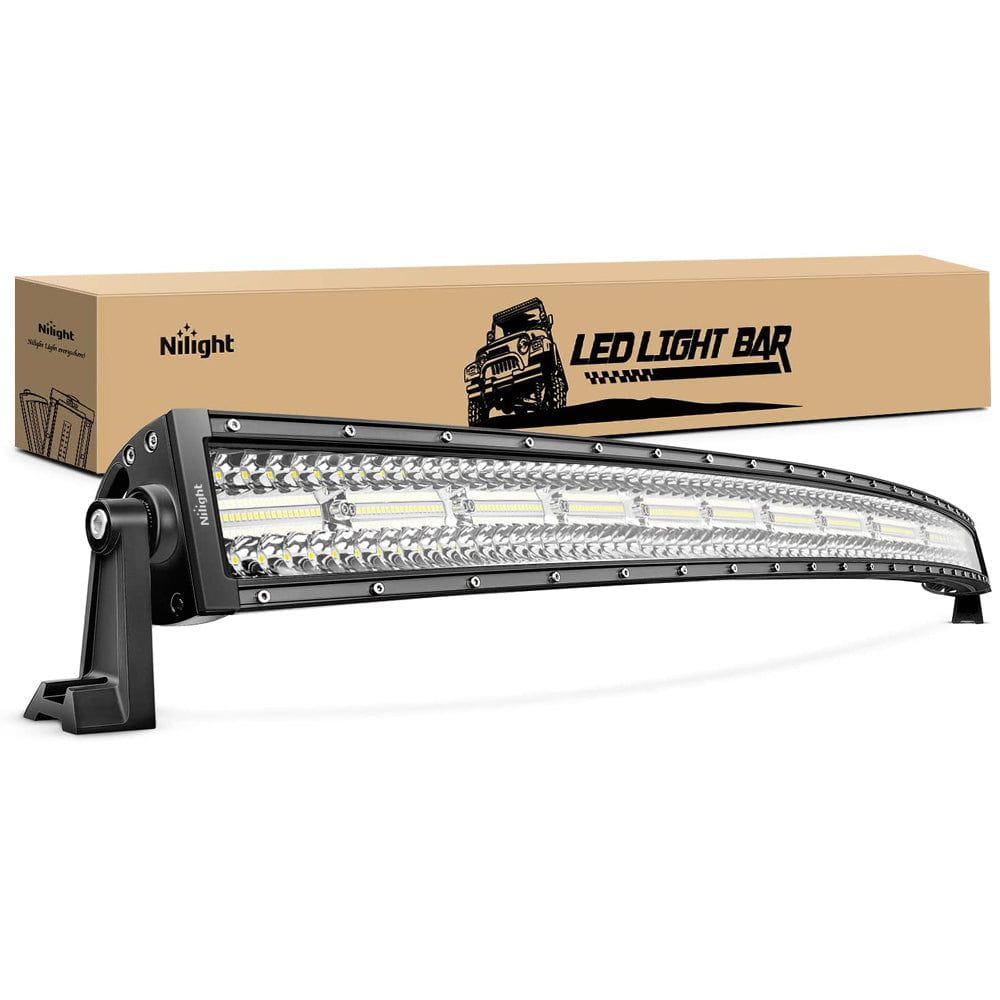 42" 320LED 11240LM Triple Row Curved Spot/Flood LED Light Bar Nilight