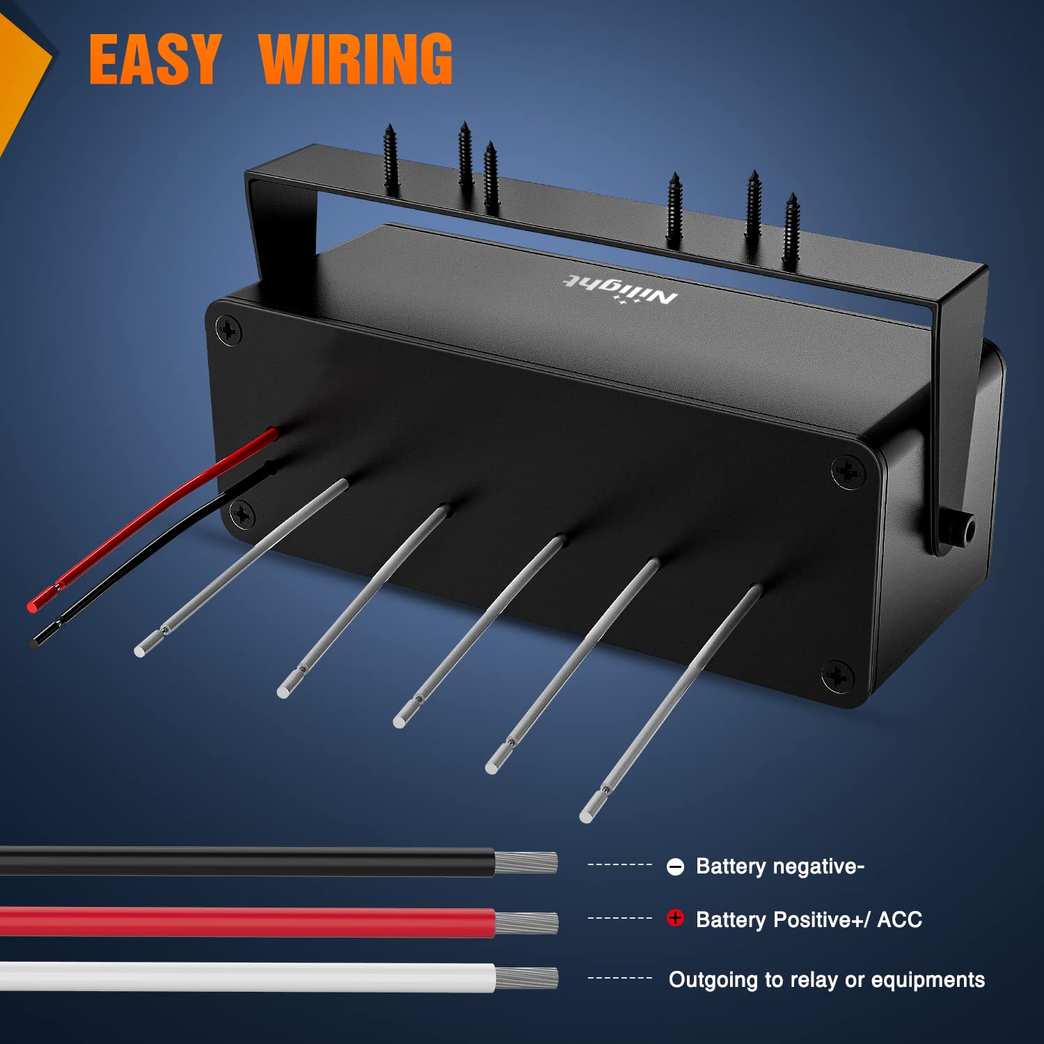 5Gang Rocker Switch Box w/ PD Type C | QC 3.0 USB Charger Voltmeter