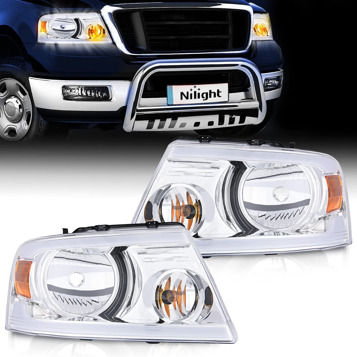 2004-2008 Ford F150 2006-2008 Lincoln Mark LT Led DRL Headlight