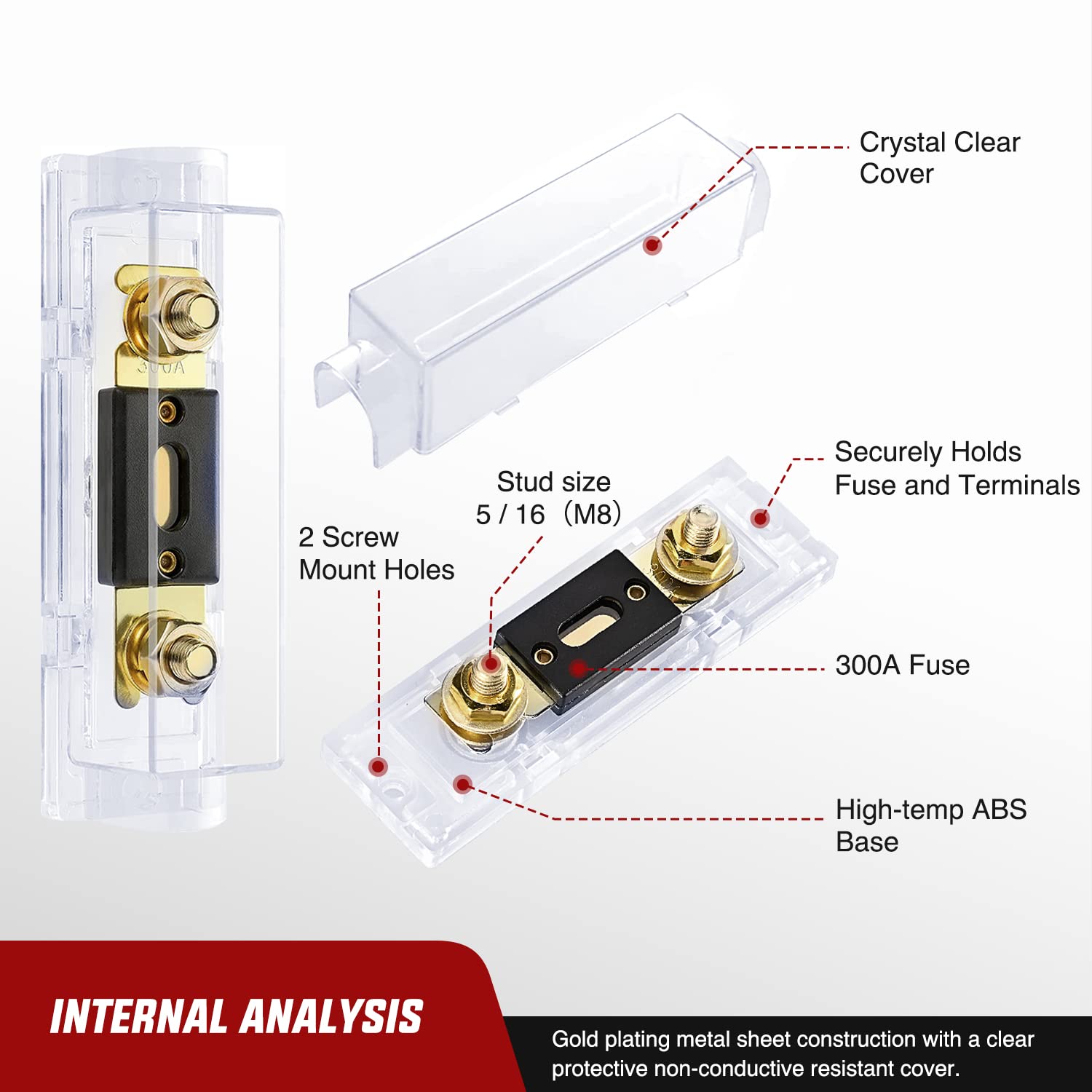 300A ANL Fuse with ANL Fuse Holder