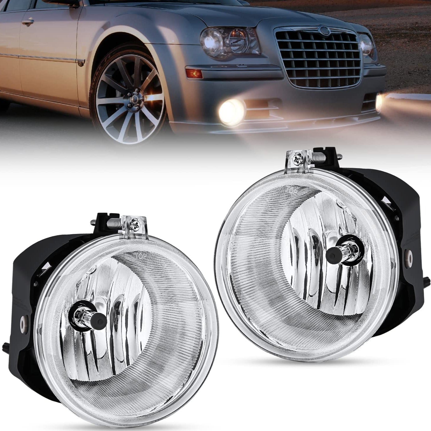 2005-2010 Dodge Grand Cherokee 2007-2009 Durango 2007-2009 Chrysler 300 SRT8 Aspen 2005-2009 Dodge Dakota 2006-2010 Commander 2006-2008 Raider Fog Light Assembly Nilight