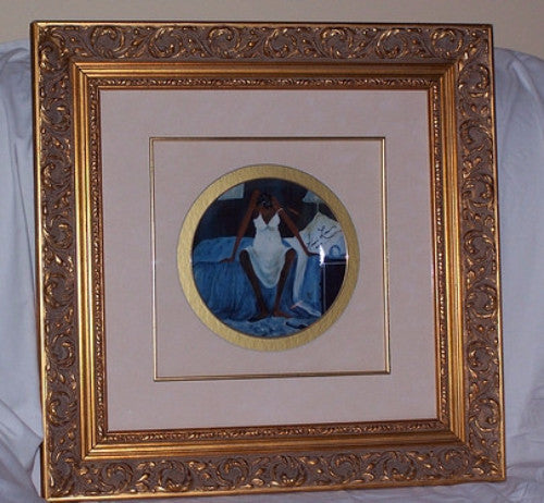 Framed Signed Blue Monday Plate by Annie Lee – Compulsive Gifts