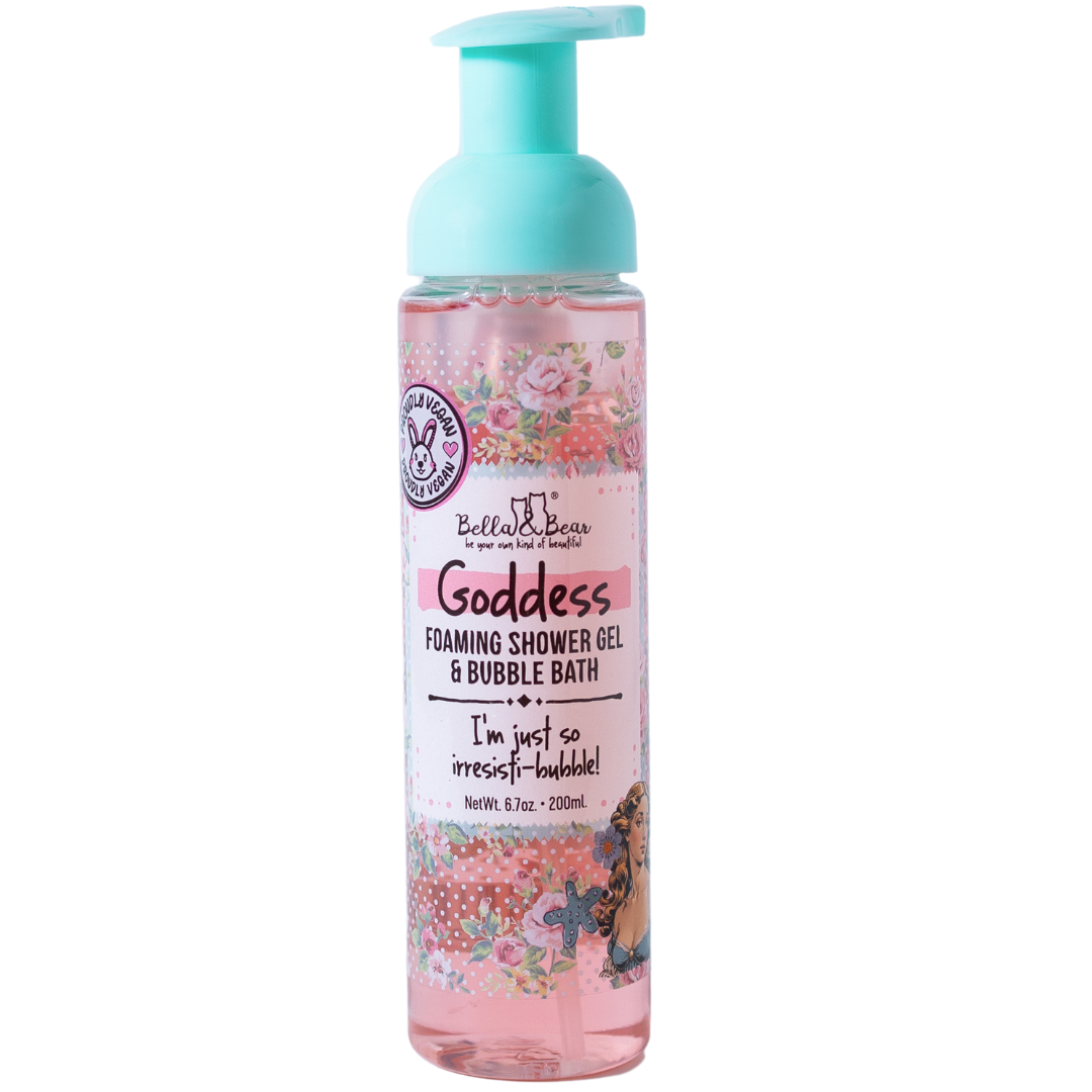 Goddess Foaming Shower Gel & Bubble Bath Full Size x 6 - Bella and Bear product image