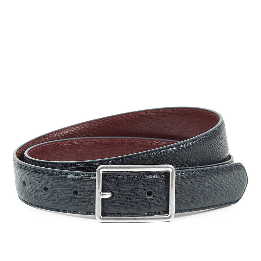 saffiano leather belt