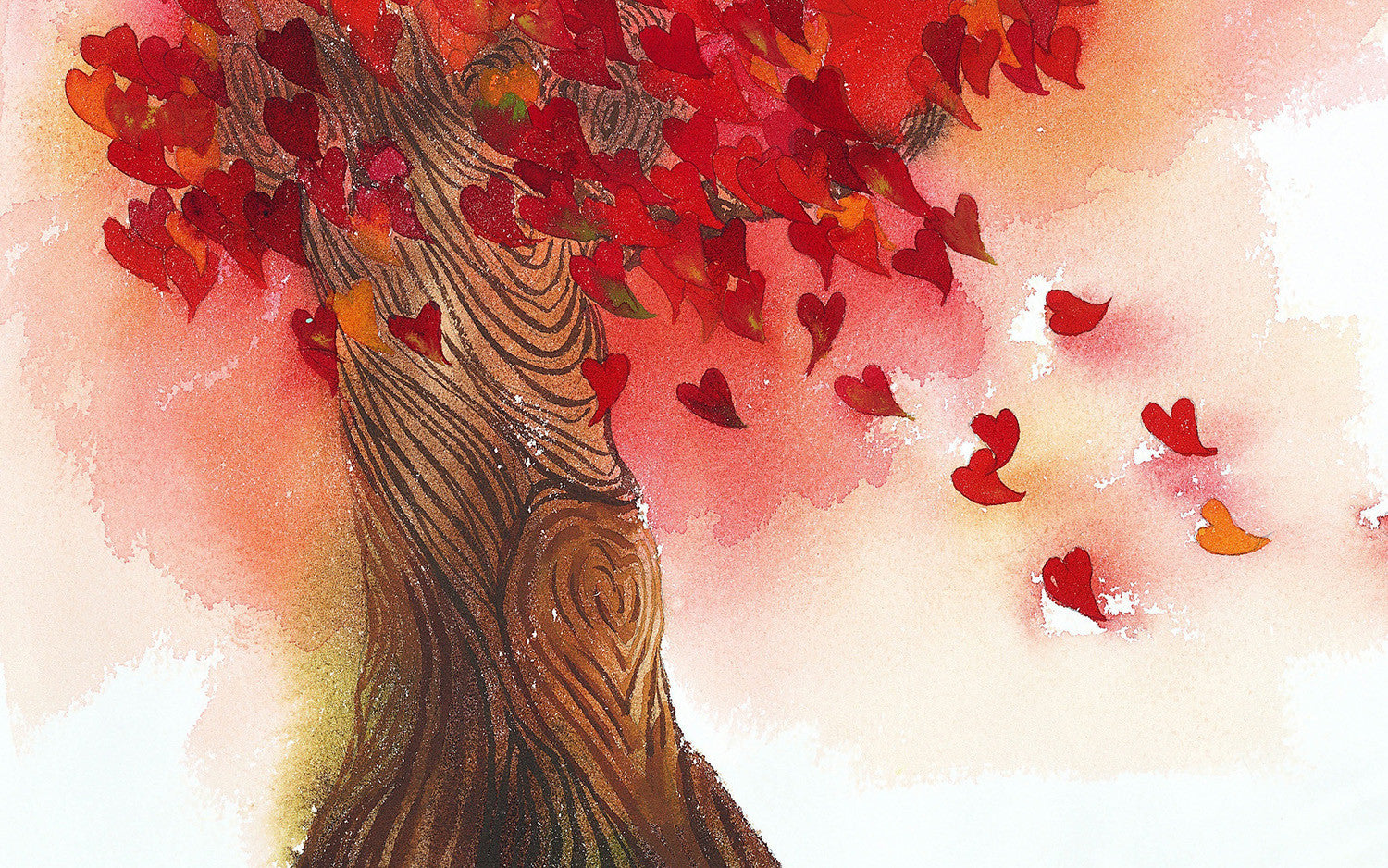 Best Valentine's Day Gift - Tree of Love Painting - Art Prints by ...