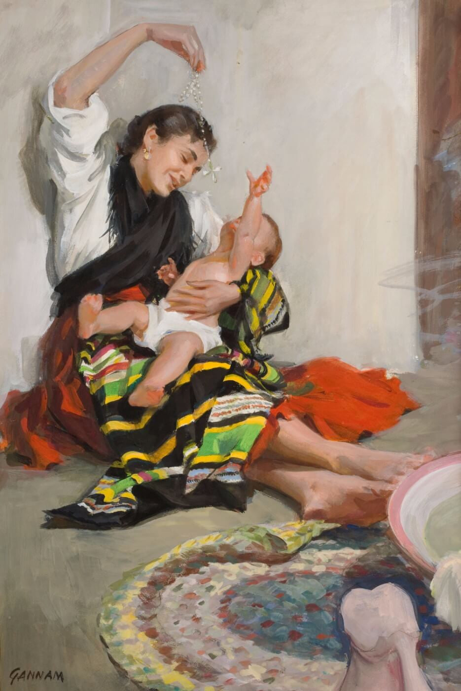 Mexican Mother And Child - Art Prints by Emanuel Bennett | Buy ...