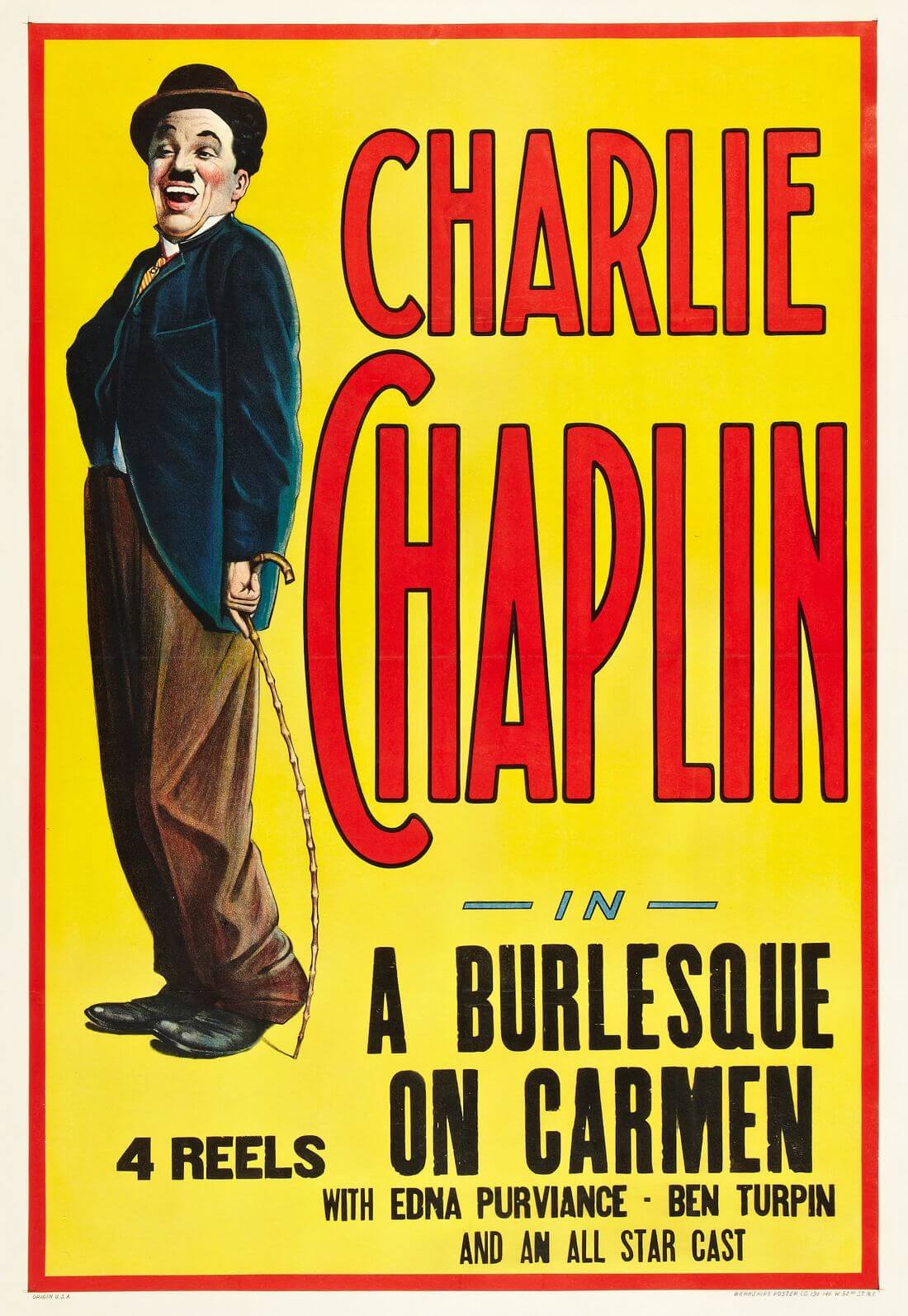 A Burlesque On Carmen Charlie Chaplin Hollywood Classics English Movie Poster Life Size Posters By Jerry Buy Posters Frames Canvas Digital Art Prints Small Compact Medium And Large Variants