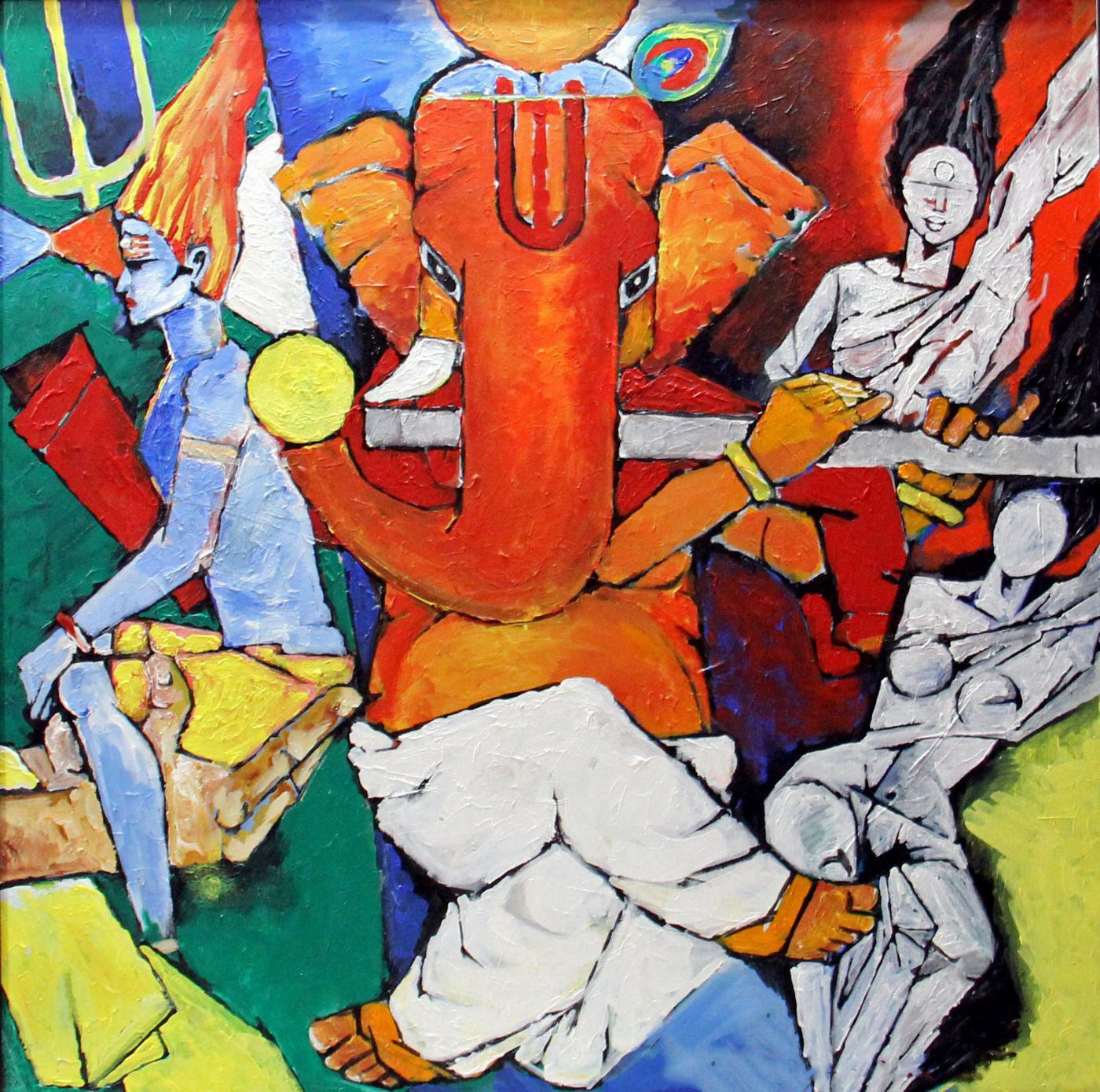 Featured image of post Canvas Modern Art Ganpati Painting