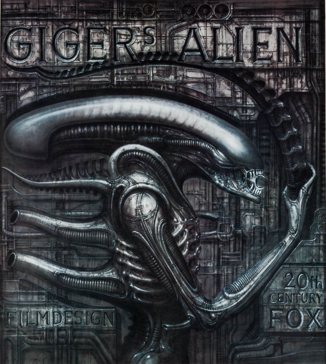 Alien - H R Giger - Sci Fi Poster - Posters by H R Giger Artworks ...