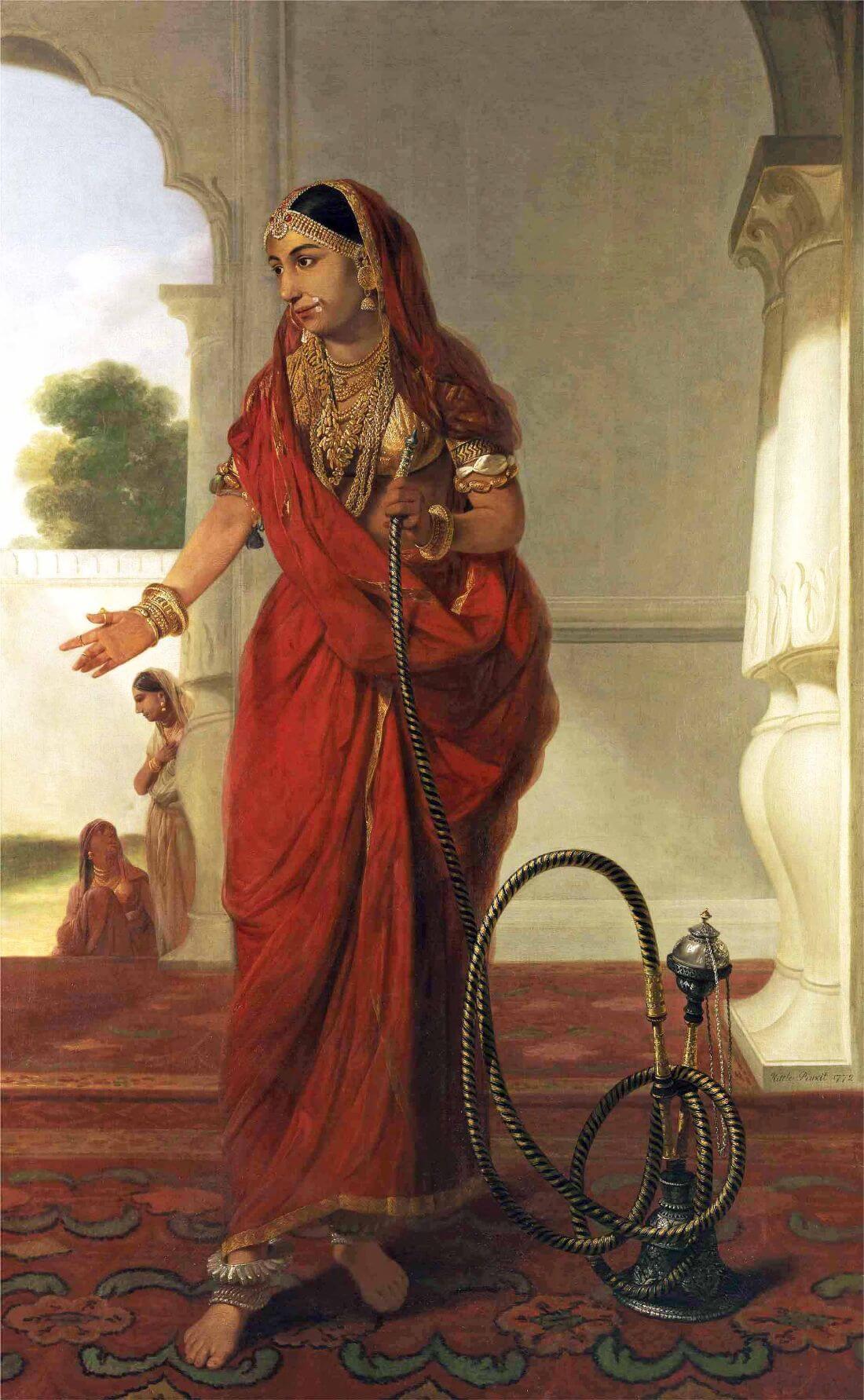 Indian Dancing Girl Edwin Lord Weeks Orientalism Art Painting Canvas Prints