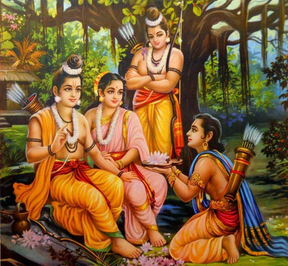 Bharat Comes To Forest And Takes Lord Rama Sandals - Ramayan ...