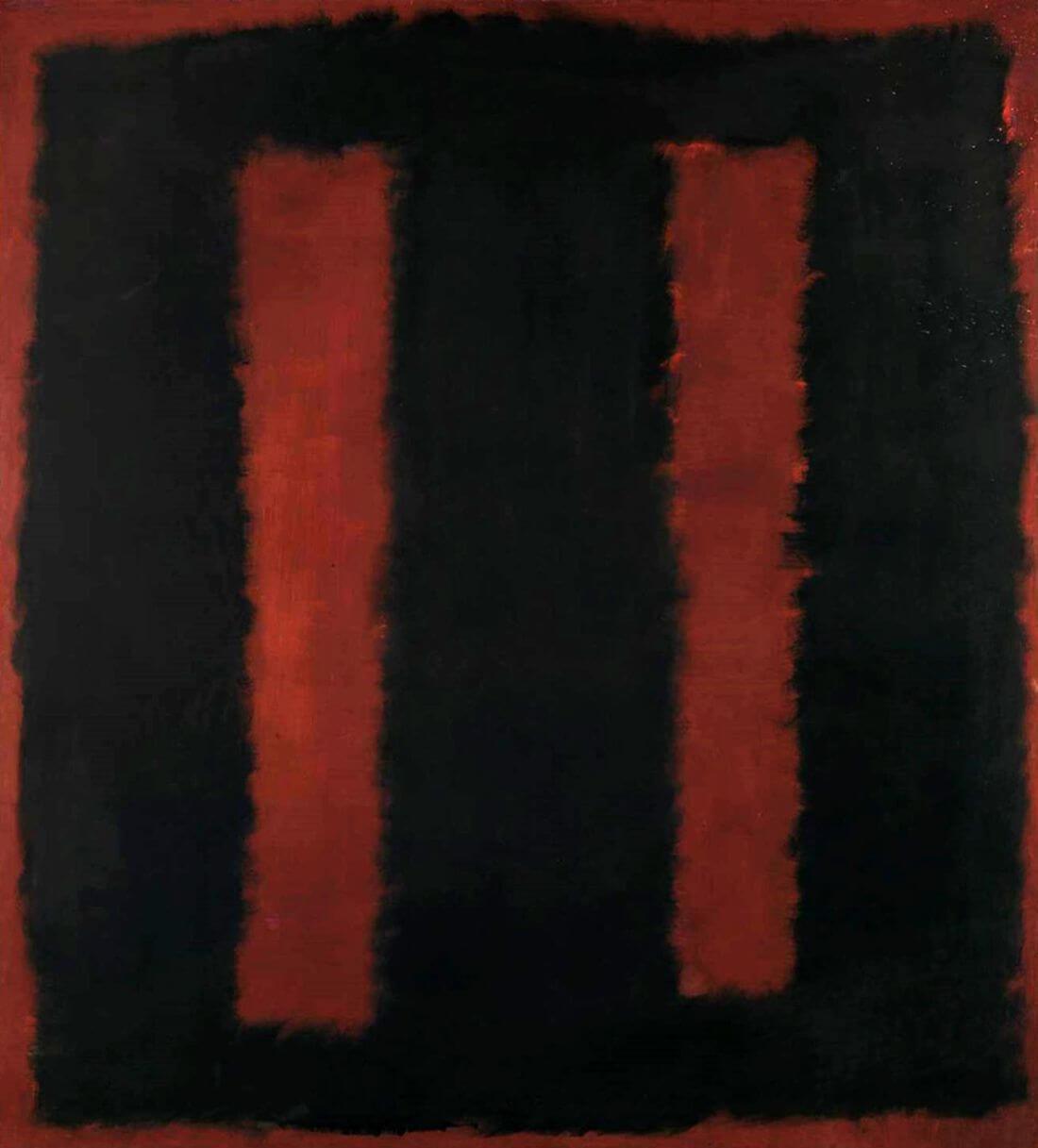 Black on Maroon 1958 - Mark Rothko - Color Field Painting - Art ...