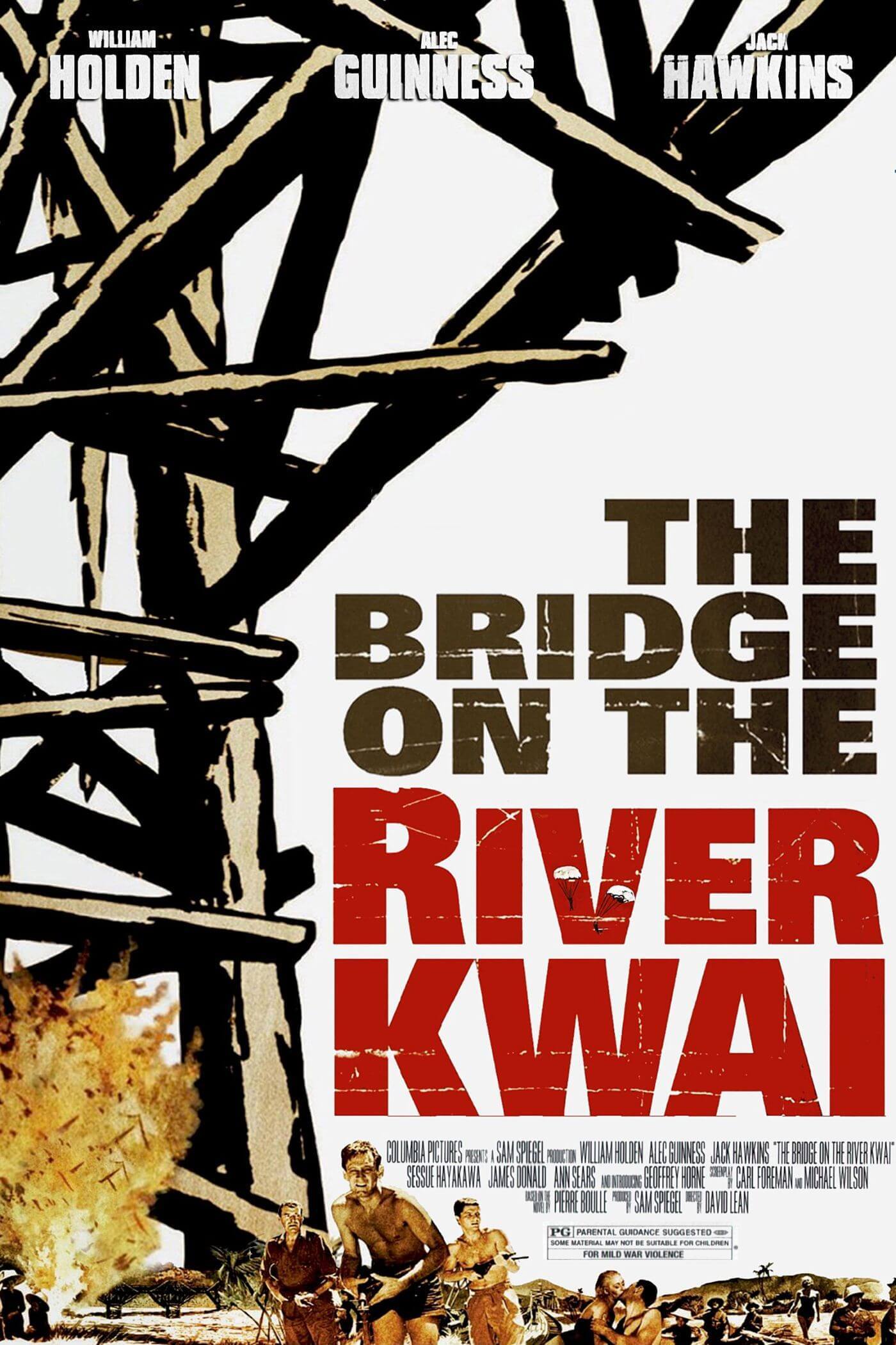 Bridge On The River Kwai - Alec Guiness - Hollywood War Classics Movie Poster - Framed Prints by Kaiden Thompson | Buy Posters, Frames, Canvas &amp; Digital Art Prints | Small, Compact, Medium and Large Variants