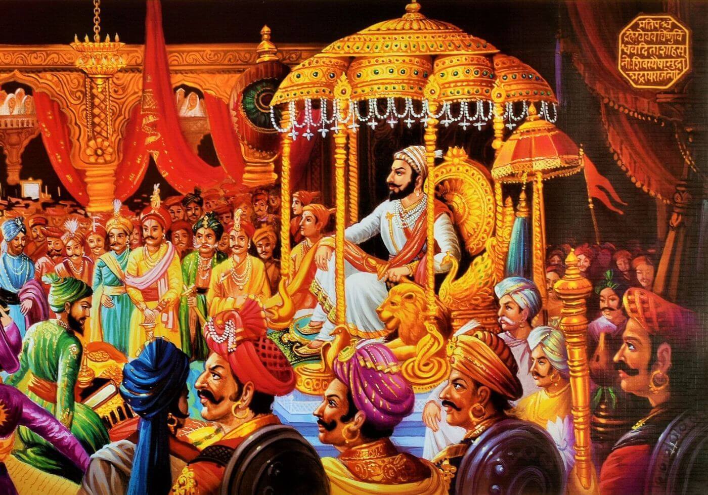 Chattarapati Shivaji Maharaj Coronation Painting - Art Prints by ...