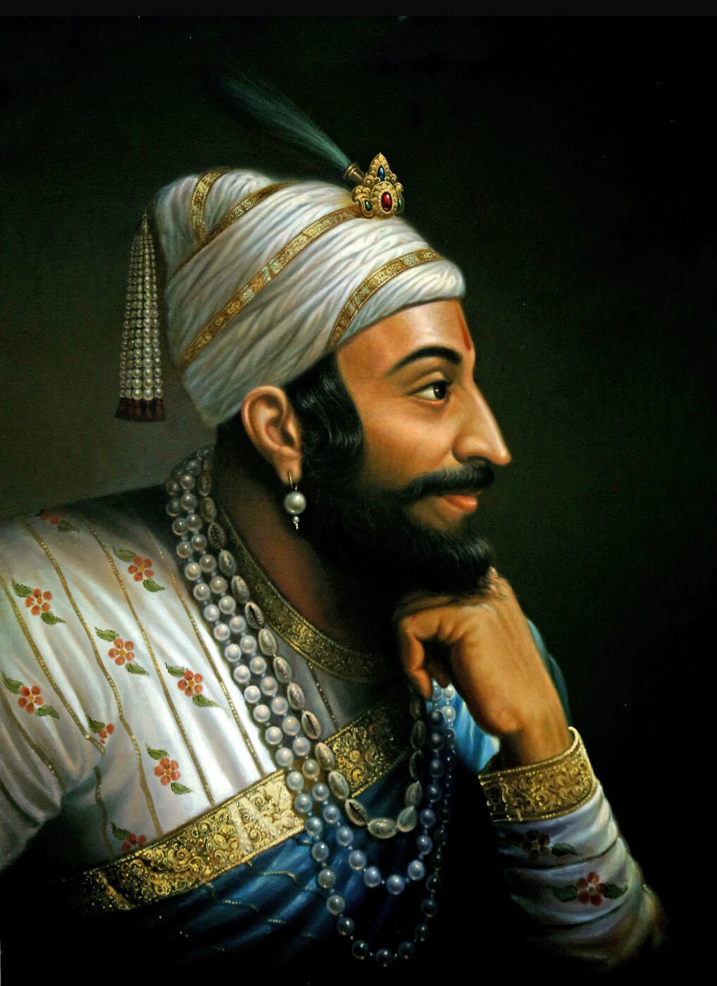 Chhatrapati Shivaji Raje Bhosale - Portrait Poster - Posters by ...