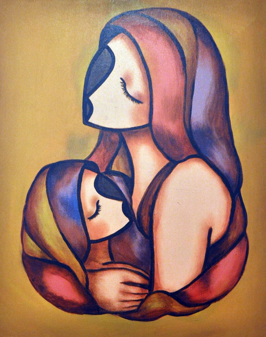 Mother And Child - Art Prints by Emanuel Bennett | Buy Posters ...