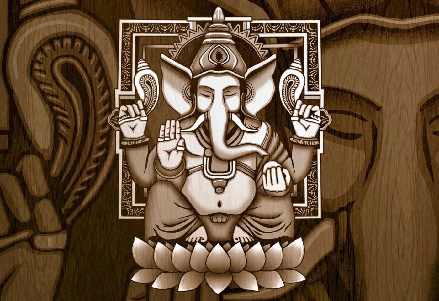 Digital Art - Ganpati Vinayak - Ganesha Painting Collection ...