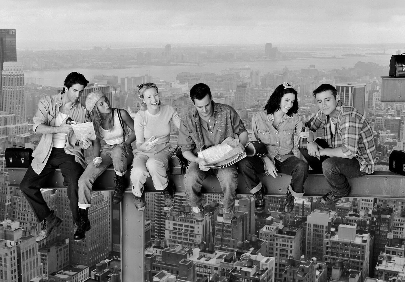 friends tv show black and white