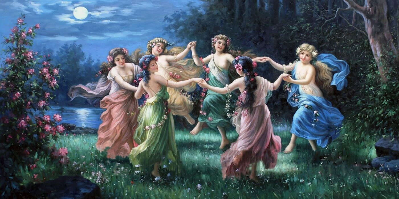 Fairy Dance (Feen-Tanz) - Hans Zatzka - Art Prints by Hans Zatzka ...