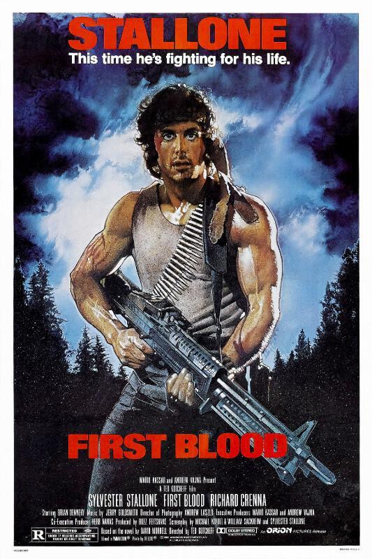 Hollywood Movie Poster First Blood Life Size Posters By Joel Jerry Buy Posters Frames Canvas Digital Art Prints Small Compact Medium And Large Variants