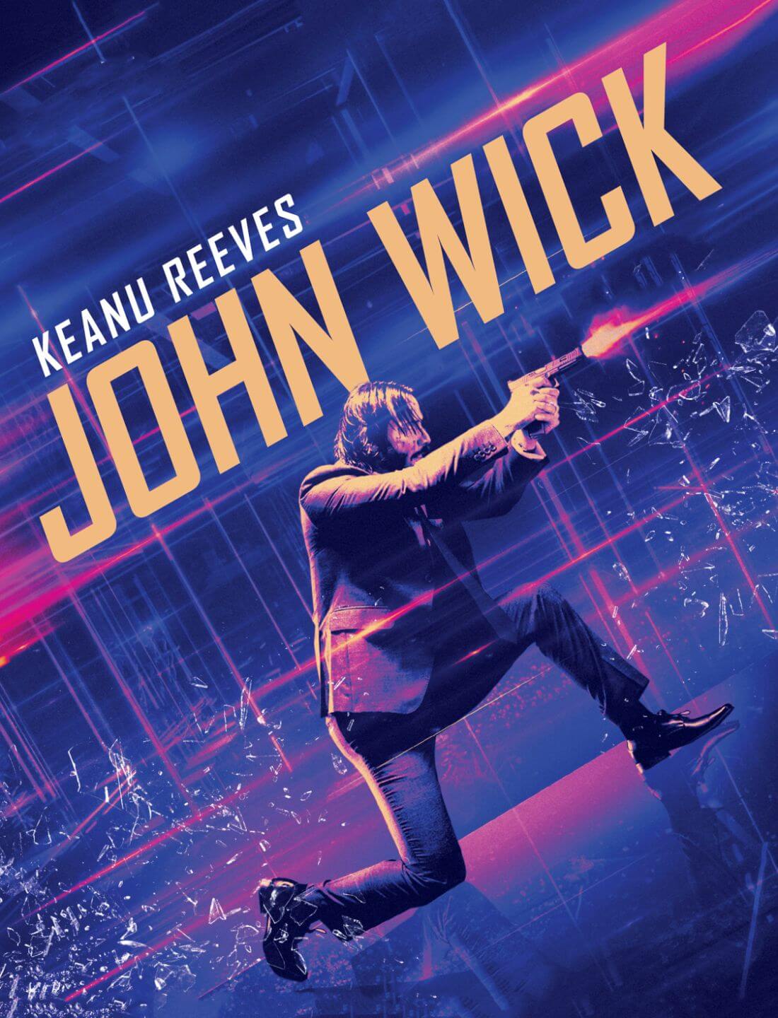 John Wick - Keanu Reeves - Hollywood English Action Movie Poster ...