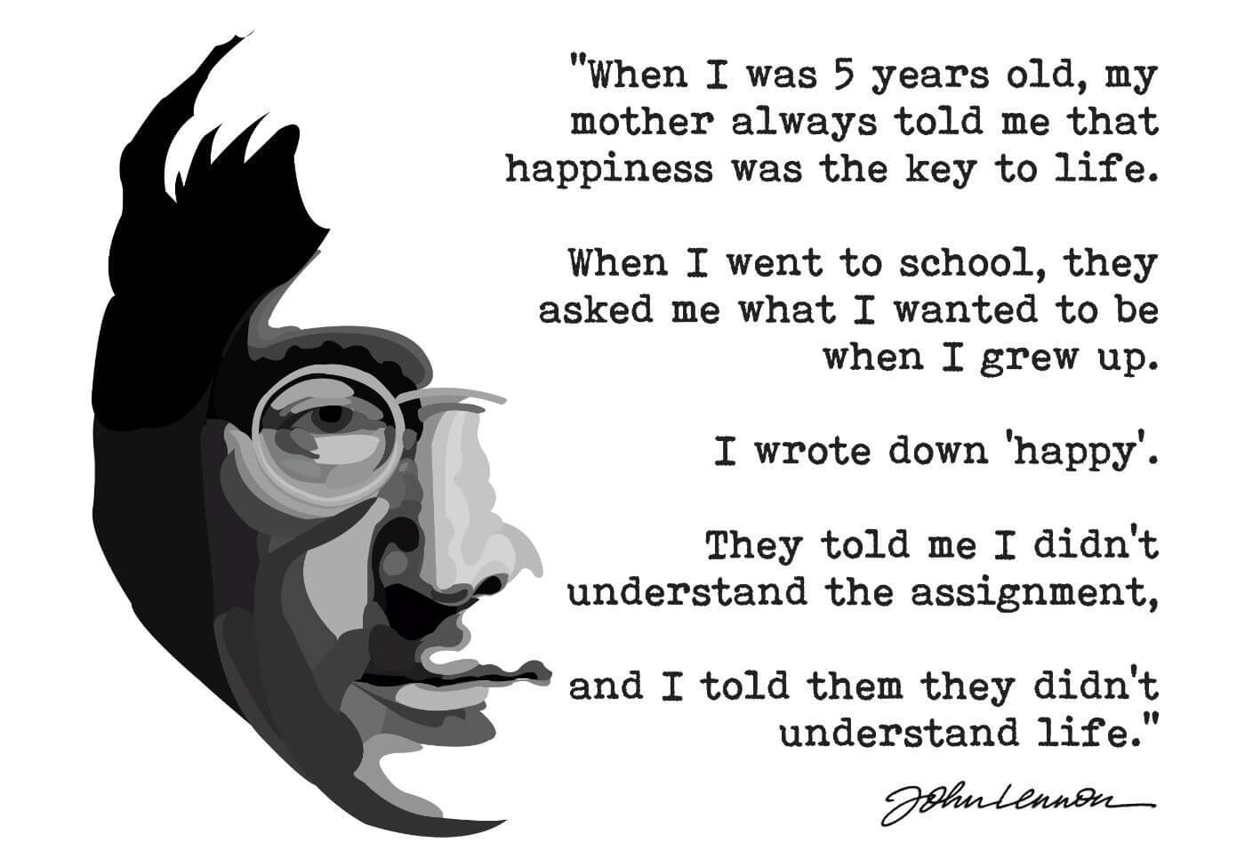 Featured image of post John Lennon Happy Quotes