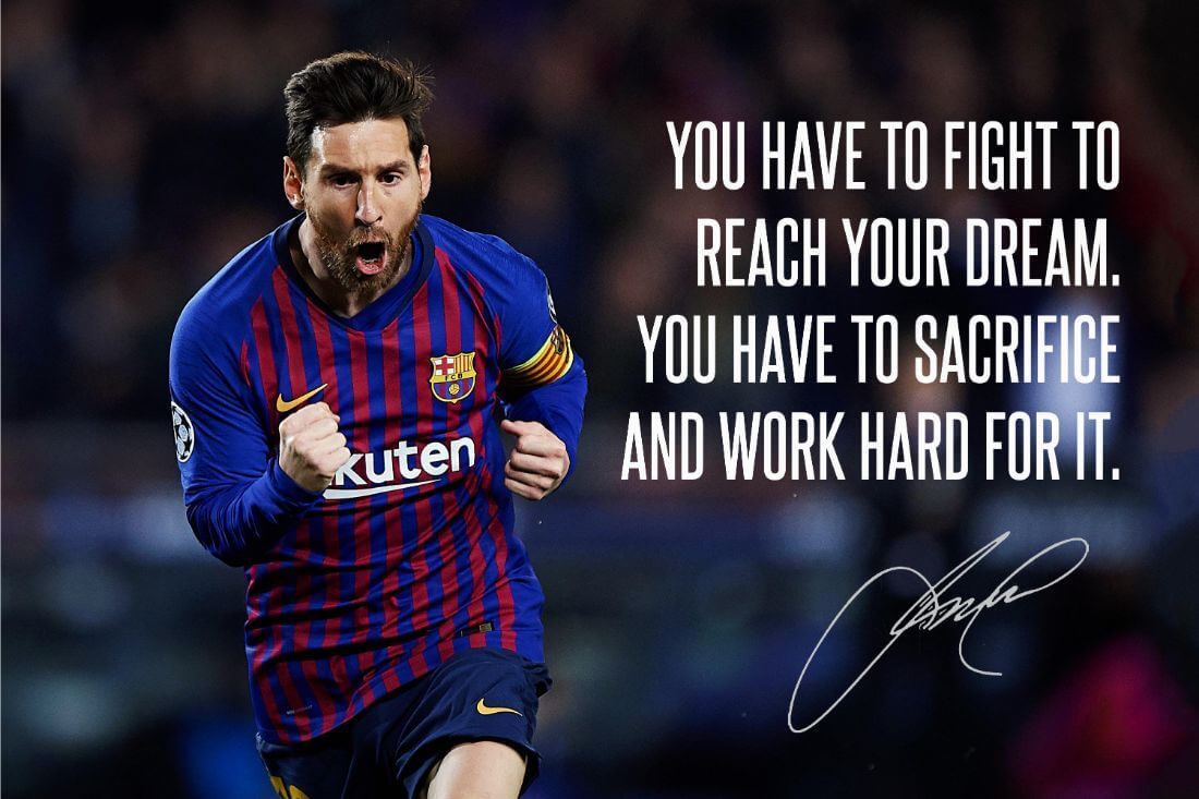 Những câu nói đầy cảm hứng về thể thao và Lionel Messi sẽ giúp bạn tìm thấy động lực để theo đuổi đam mê của mình. Chia sẻ những câu nói về huyền thoại của Messi với bạn bè và gia đình để truyền cảm hứng và lòng tin cho mọi người. Hình ảnh đầy màu sắc chắc chắn sẽ khiến bạn cảm thấy thư giãn và phấn khích.