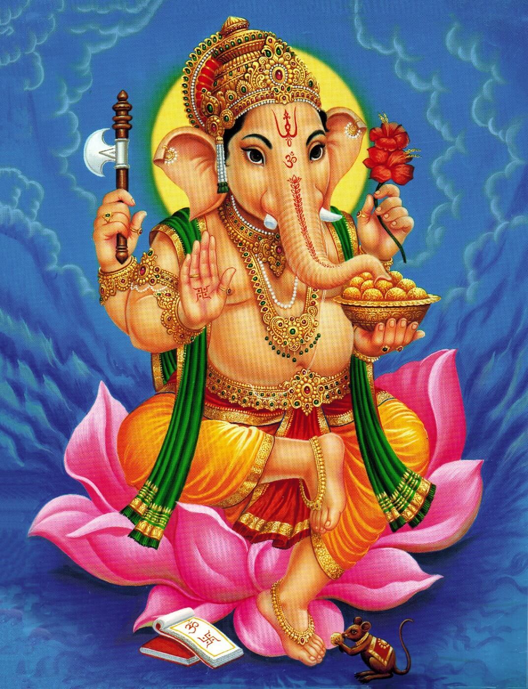Lord Ganpati - Traditional Indian Ganesha Painting - Posters by ...