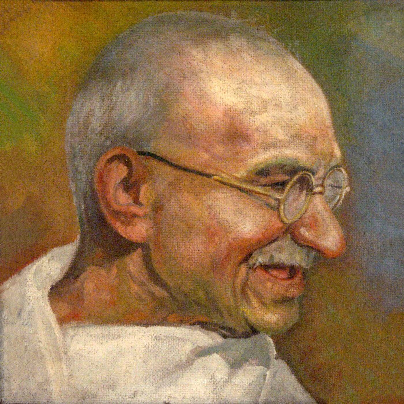 gandhi portrait