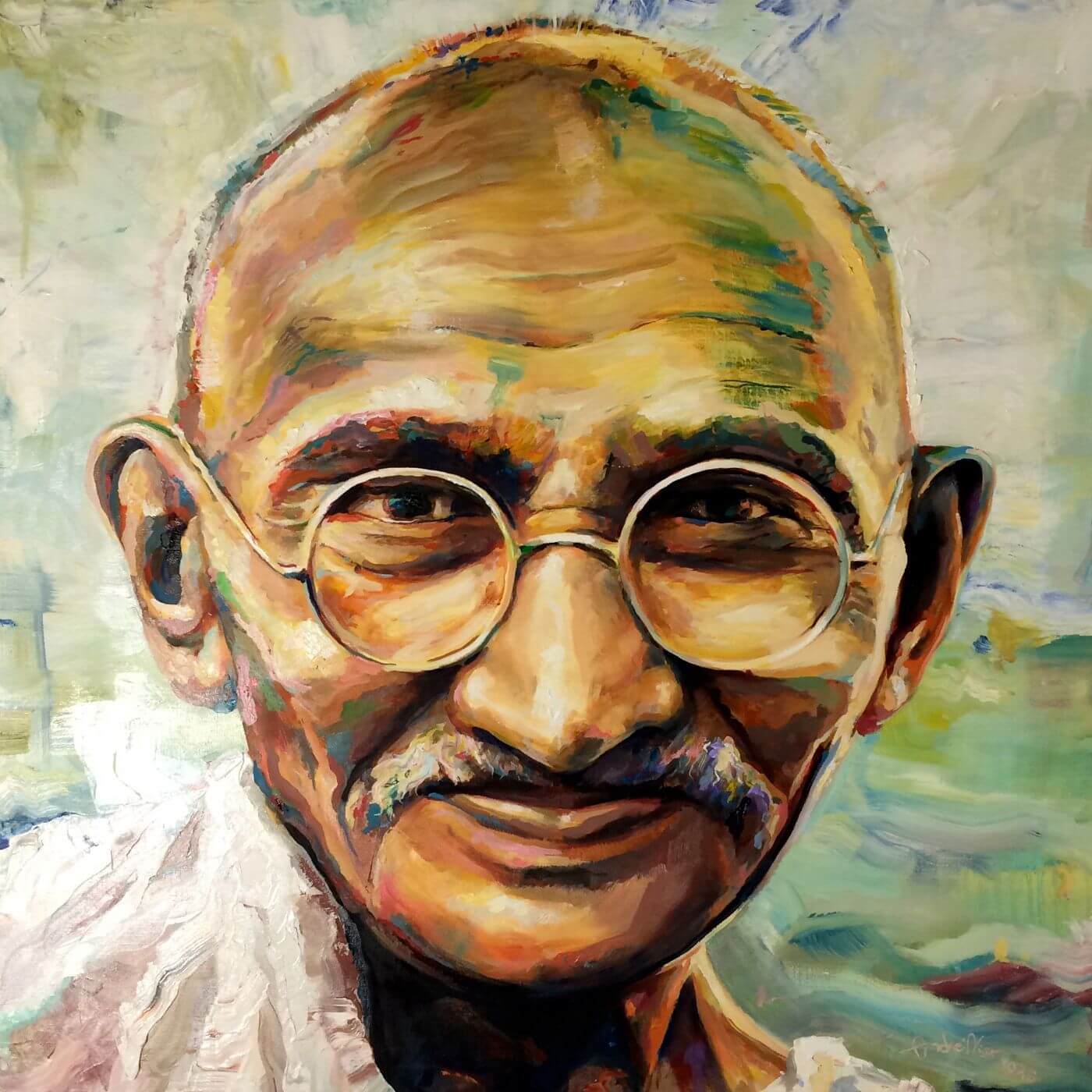 gandhi portrait