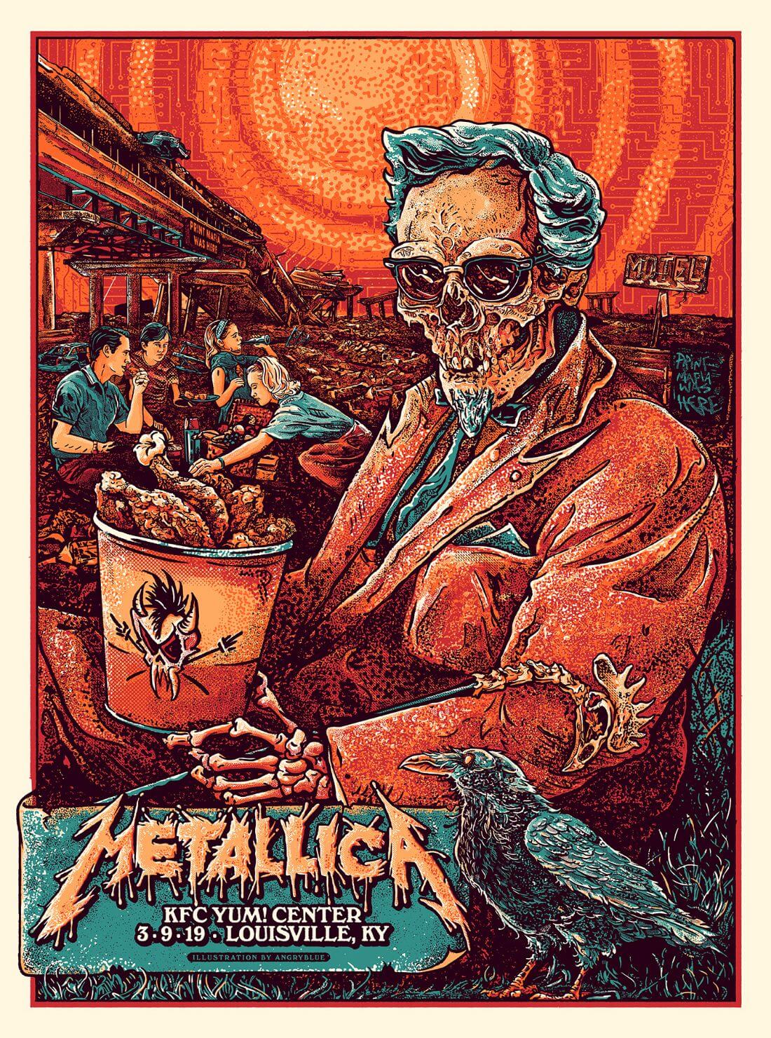 metallica concert poster