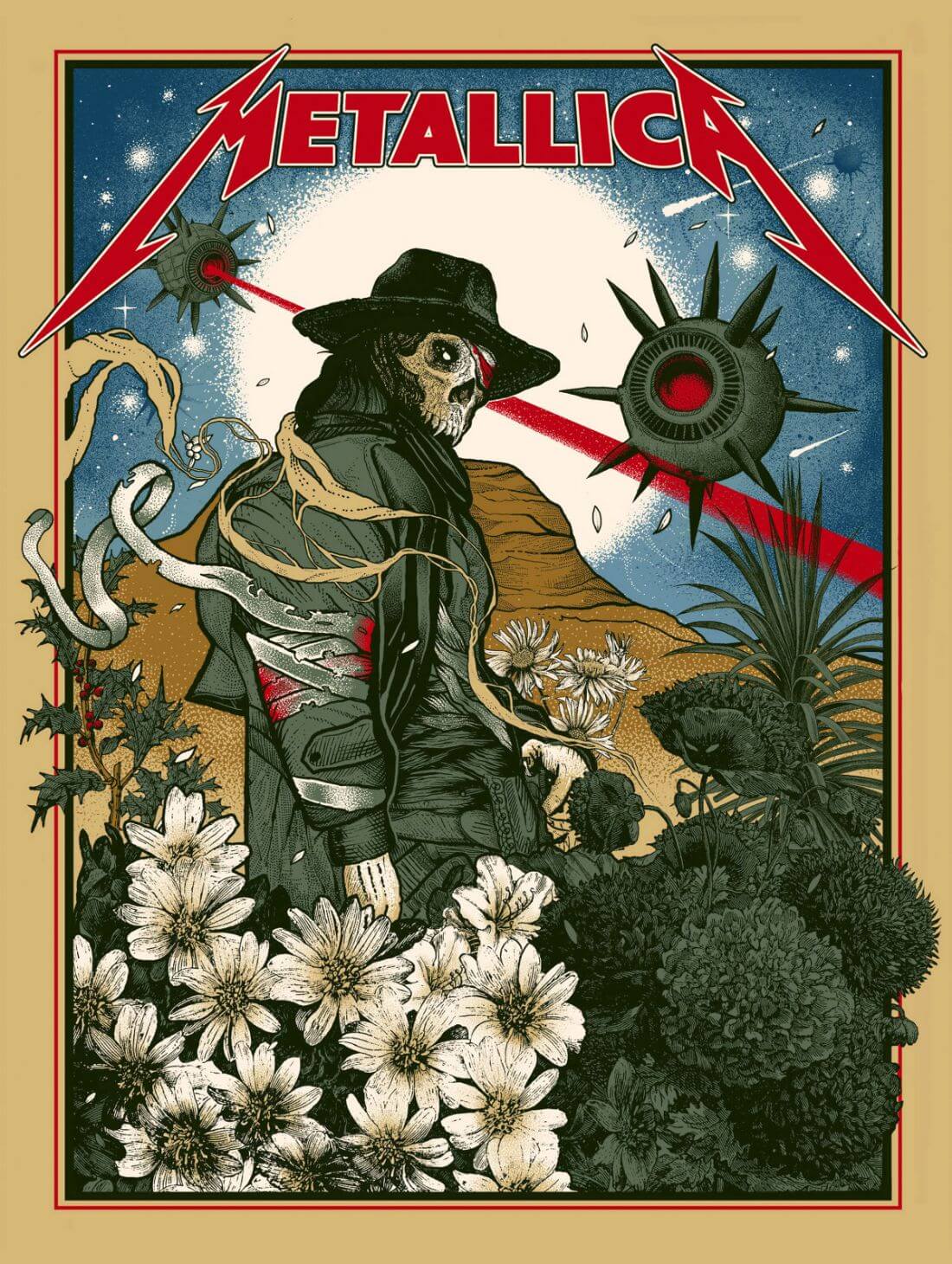 metallica concert poster