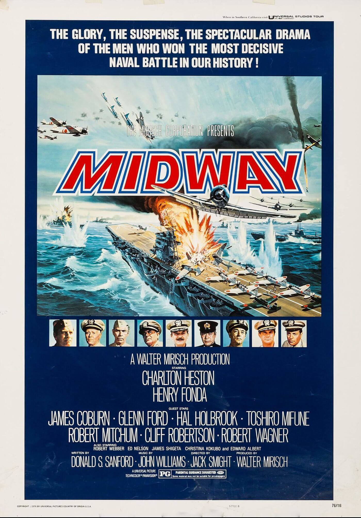 Midway Charlton Heston Henry Fonda Hollywood Wwii War Classics Original Movie Poster Life Size Posters By Kaiden Thompson Buy Posters Frames Canvas Digital Art Prints