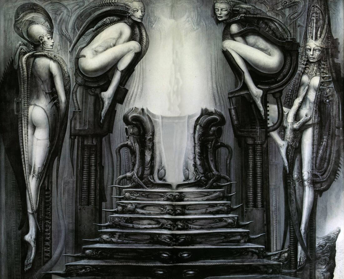 Passage Temple - H R Giger - Sci Fi Futuristic Bio-Mechanical Art ...