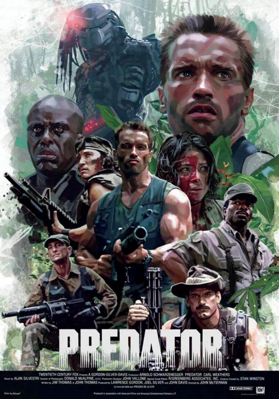 Predator Arnold Schwarzenegger Hollywood Action Movie Poster Collection Life Size Posters By Tim Buy Posters Frames Canvas Digital Art Prints Small Compact Medium And Large Variants