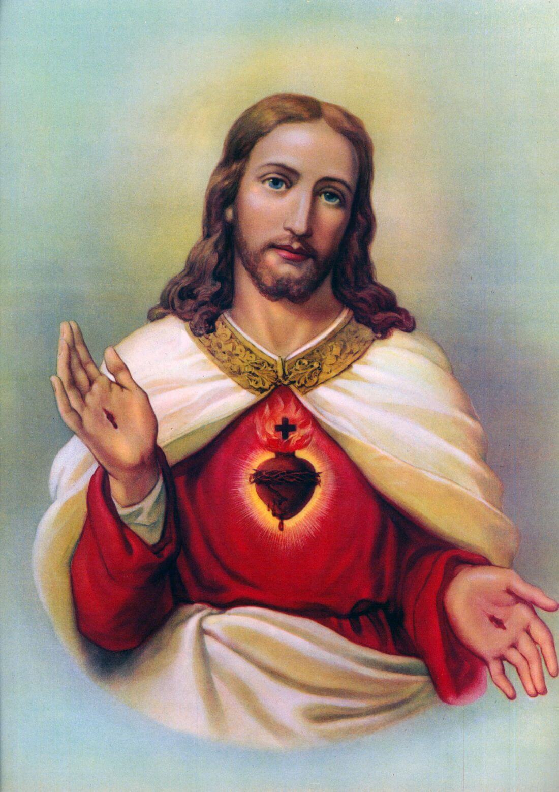 Sacred Heart of Jesus Christ (Coeur Sacre-Jesus) - Christian Art ...