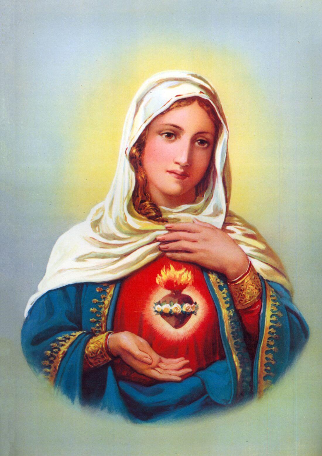 Sacred Heart of Virgin Mary (Coeur Immacule - Marie) - Christian ...