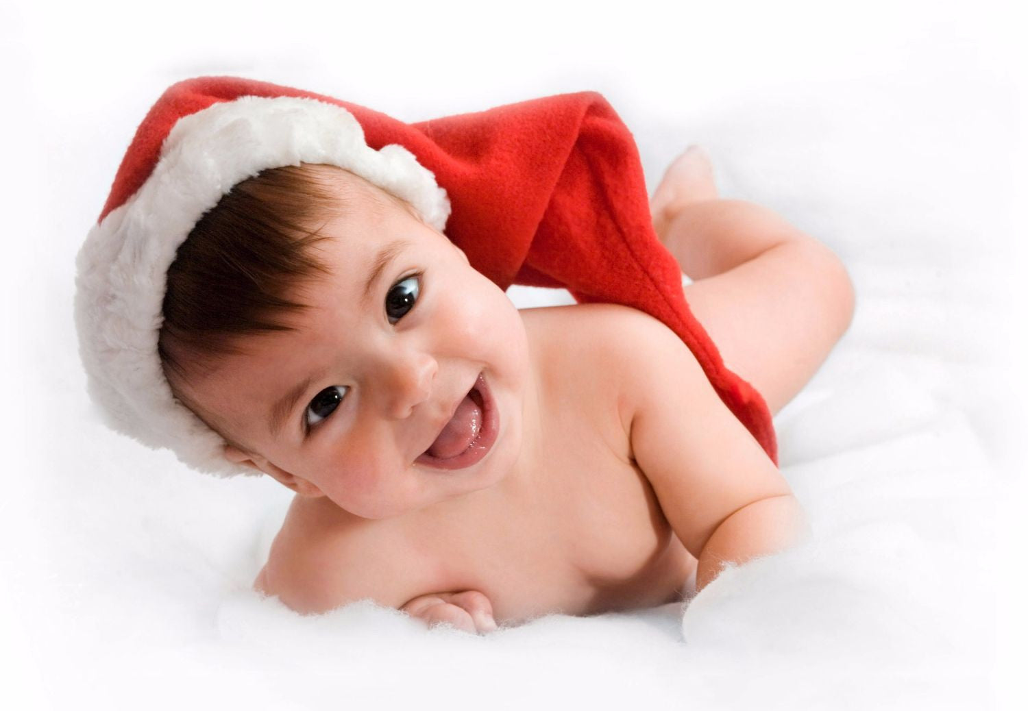 Santa's Little Helper - Cute Baby - Posters by Sina | Buy Posters ...