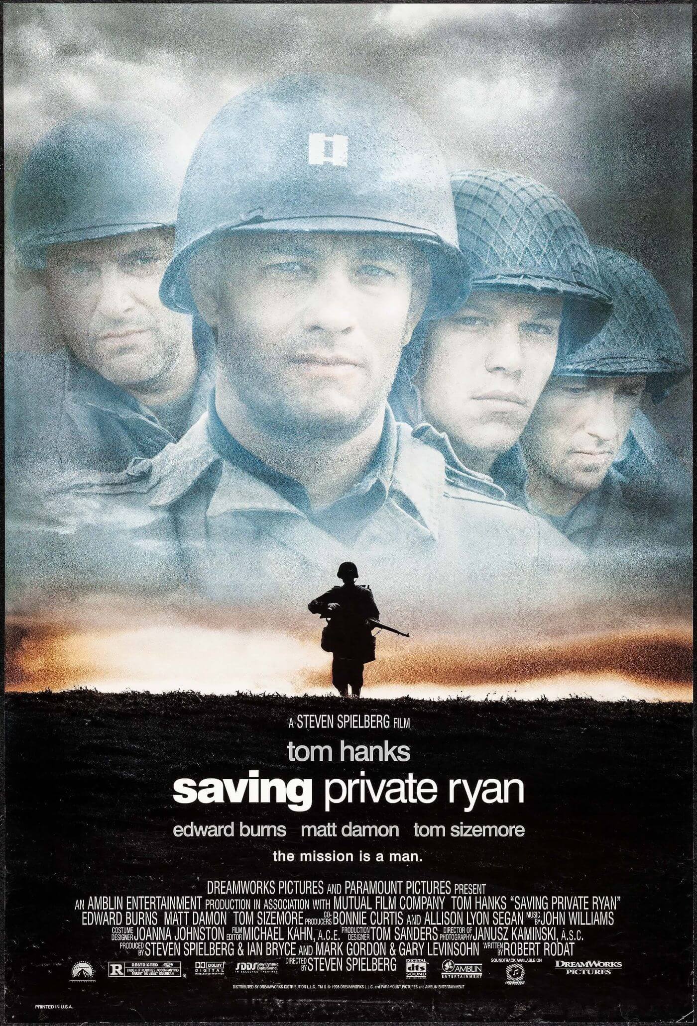 Saving private ryan movie set