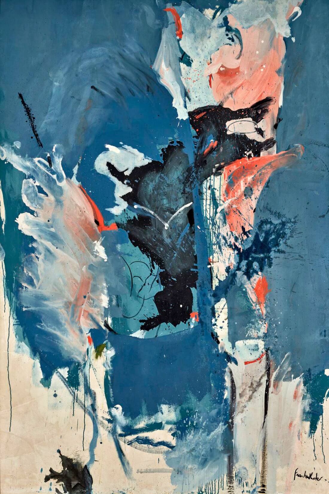 Sea Picture In Black - Helen Frankenthaler - Abstract ...