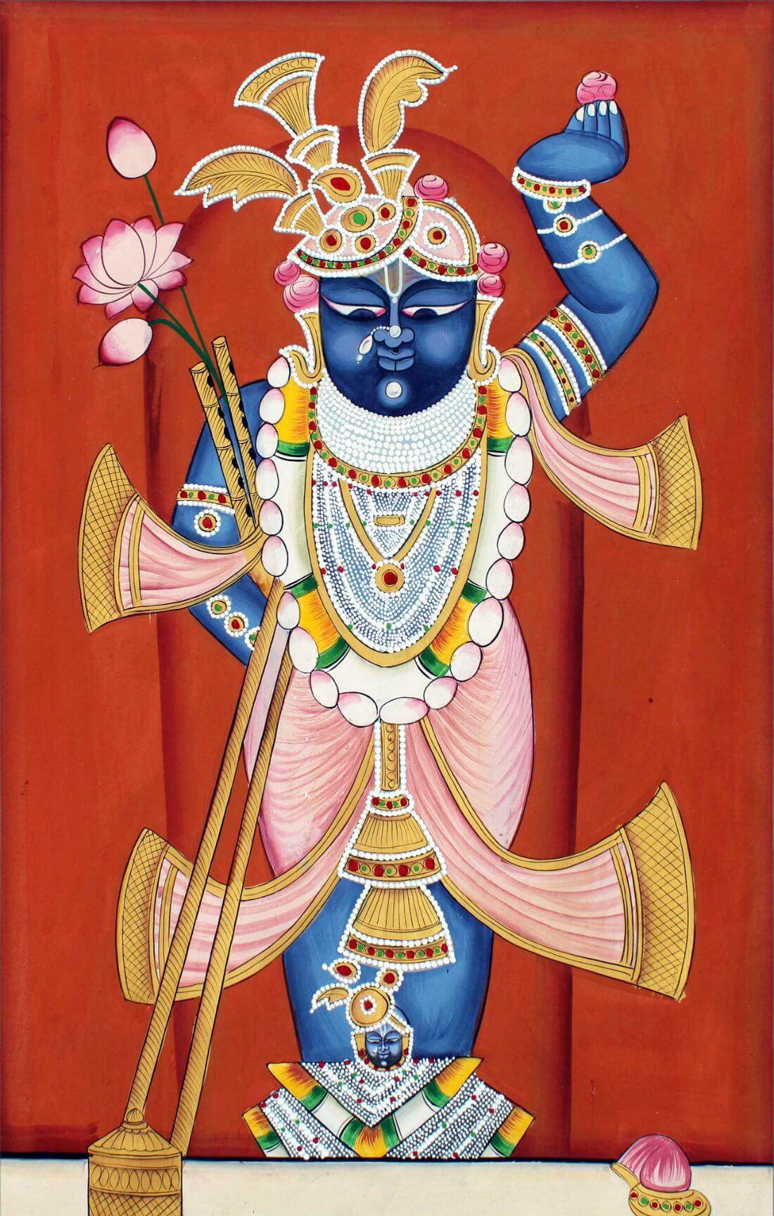 Shrinathji Pichwai - Krishna Painting - Framed Prints by Pichwai ...
