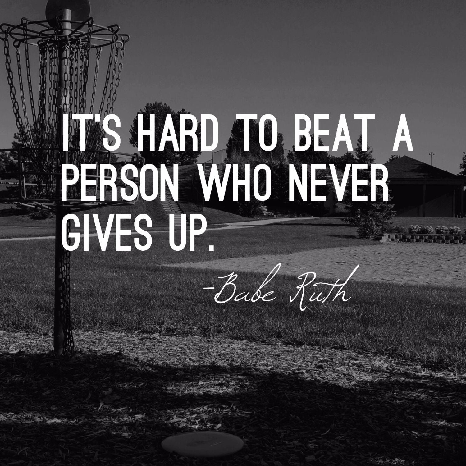 Spirit Of Sports Motivational Quote Never Give Up Babe Ruth